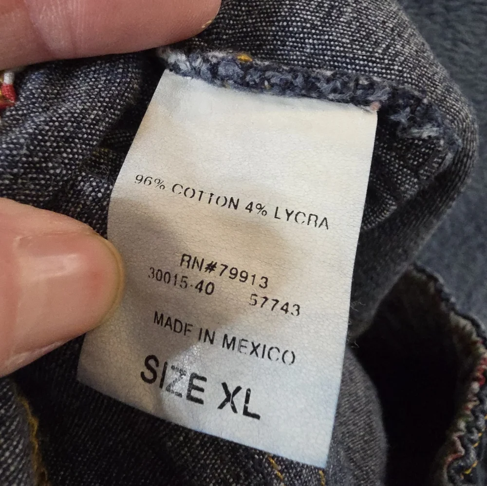 Oh Baby! MOTHERHOOD 36 XL Maternity Cargo Shorts Blue Denim Jean Drawstring Hem - Picture 7 of 8